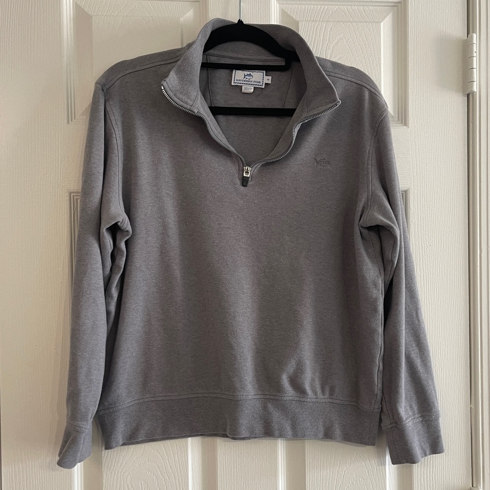 SOUTHERN TIDE 1/4 ZIP PULL-OVER KNIT LONG SLEEVE MEN’S SIZE MEDIUM